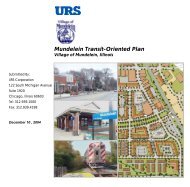 Mundelein Transit-Oriented Plan - Village of Mundelein