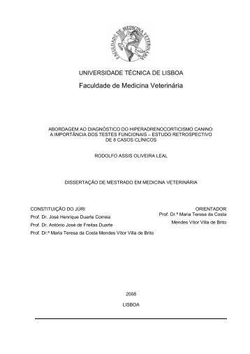 Abordagem ao DiagnÃ³stico do Hiperadrenocorticismo Canino