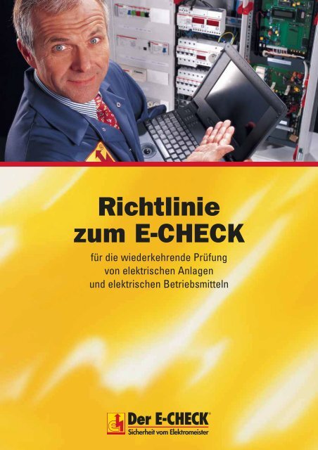 E E-CHECK Richtlinien 1005 - Ehret