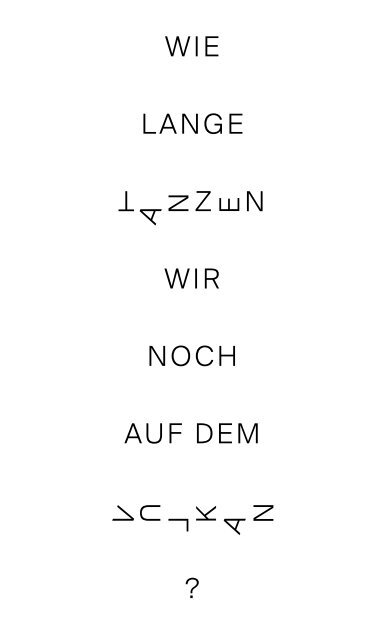 WELCHE FRAGE TREIBT SIE UM?