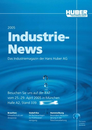 Industrie Report, Ausgabe 2005, deutsch - Hans Huber AG