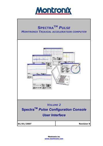 spectra pulse configuration console - Montronix