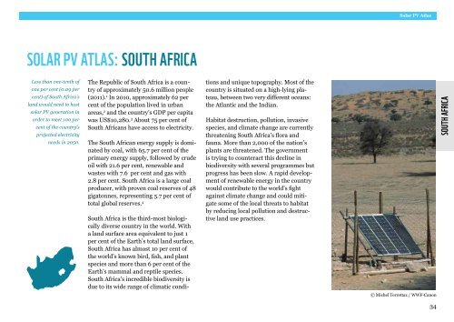 Solar PV Atlas: Solar Power in Harmony with Nature - WWF