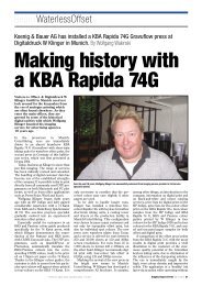 Making history with a KBA Rapida 74G - Graphic Repro Online