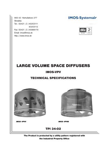 Large-volume spatial diffuser 34-02