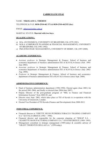 Curriculum vitae (pdf)