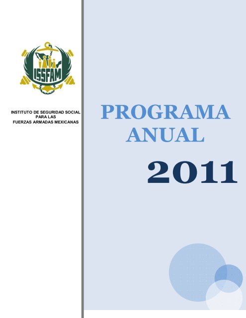 programa anual 2011 - Issfam