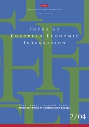 Focus on European Economic Integration 2/04