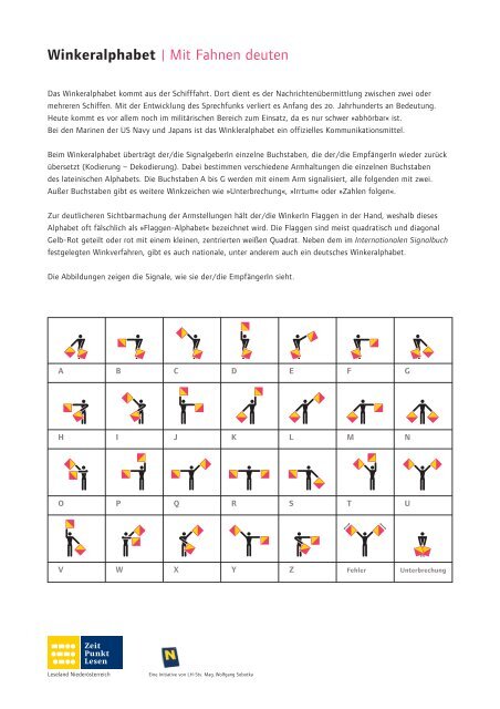 Ideen und Anregungen fÃƒÂ¼r den Unterricht - Zeit Punkt Lesen