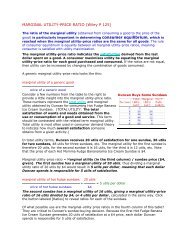 MARGINAL UTILITY-PRICE RATIO (Wiley P 125) - Anna Lee