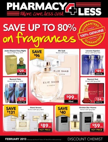 on fragrances - Pharmacy 4 Less