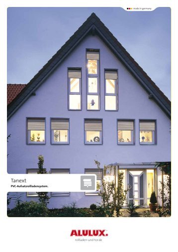 Tanext von ALULUX - BBE-Fenstertechnik GmbH