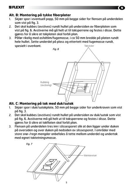 Monteringsveiledning - Flexit