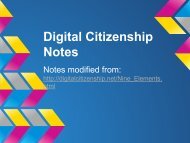 Digital Citizenship Notes