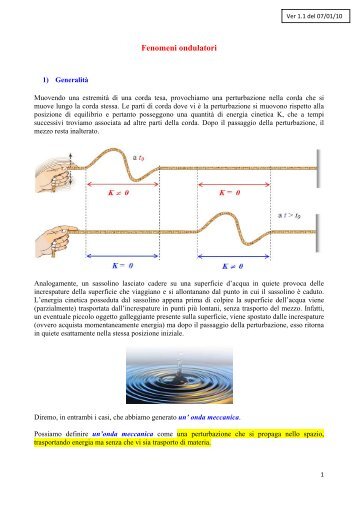 Onde meccaniche - Infn