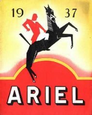 1937 brochure - Ariel Motorcycle Club of North America