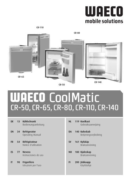 waeco cr-65 manual Waeco cr 50 manual.