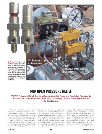 Link to article on POPR valves - CC Technology Lubrication Division