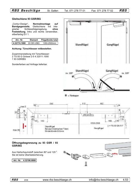 dorma ts 93 - Rbs-beschlaege.ch