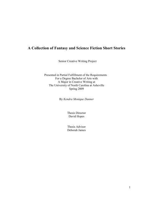 A Collection of Fantasy and Science Fiction Short Stories - Special ...