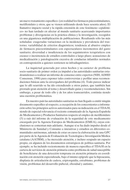 EvaluaciÃ³n de la situaciÃ³n asistencial en el TDAH - ASMI