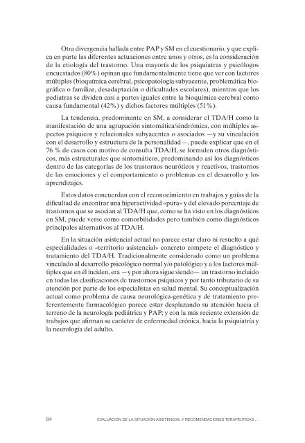 EvaluaciÃ³n de la situaciÃ³n asistencial en el TDAH - ASMI