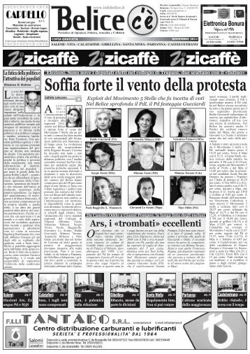 Soffia forte il vento della protesta - Trapani Nostra