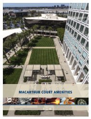 MACARTHUR COURT AMENITIES - IrvineCompanyOffice.com