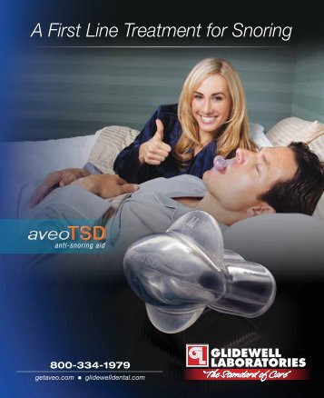 A First Line Treatment for Snoring - aveoTSD