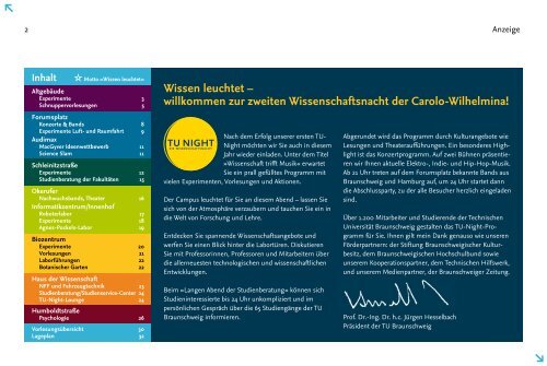 Programmheft - Technische UniversitÃ¤t Braunschweig