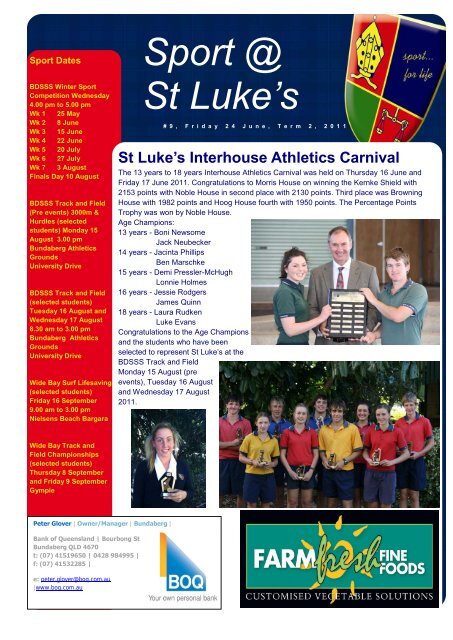 Issue 9 - St Luke's Anglican School