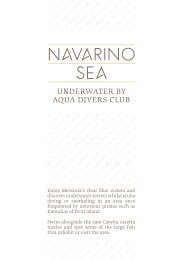 UNDERWATER BY AQUA DIVERS CLUB - Costa Navarino