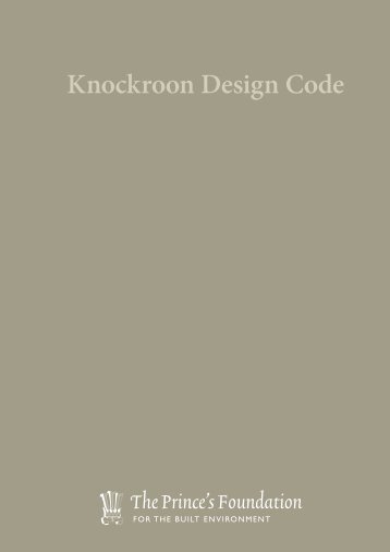 SPG Knockroon Design Code - East Ayrshire Council