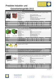 Preisliste - Baumann Enertech