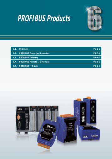 20120731 Ch6 PROFIBUS Products.indd - ICP DAS