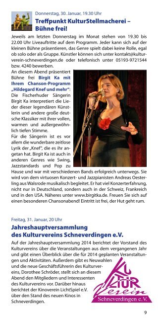 gibt's das aktuelle Programmheft zum Downloaden - Kulturverein ...