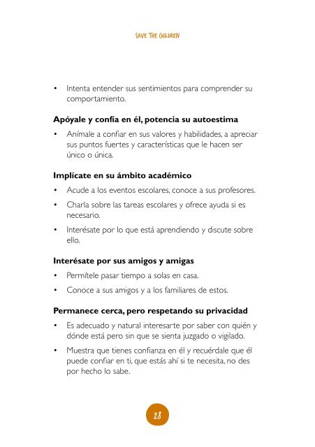 Â¿QuiÃ©n te quiere a ti? GuÃ­a para padres y madres - Save the Children