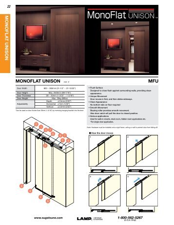 MONOFLAT UNISON MFU MONOFLA T UNISON - Sugatsune