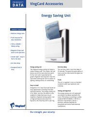 VingCard Accessories Energy Saving Unit - Hotel Designs