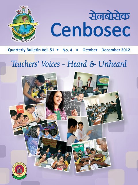 Teachers' Voices - Heard Unheard - CBSE