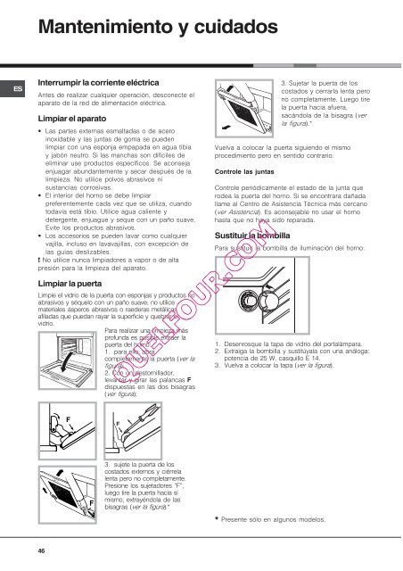 Istruzioni per l'uso - Quel four