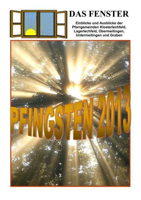 Pfingsten 2013 Lechfeld Pfarreien