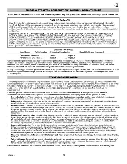 Instruction Book - Snowthrower Model 6210701x54NA ... - Canadiana