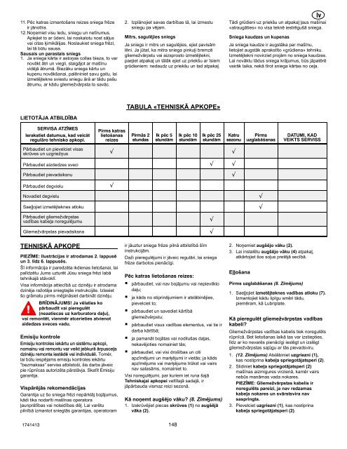 Instruction Book - Snowthrower Model 6210701x54NA ... - Canadiana