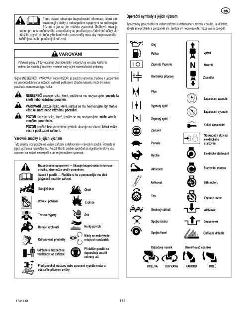 Instruction Book - Snowthrower Model 6210701x54NA ... - Canadiana