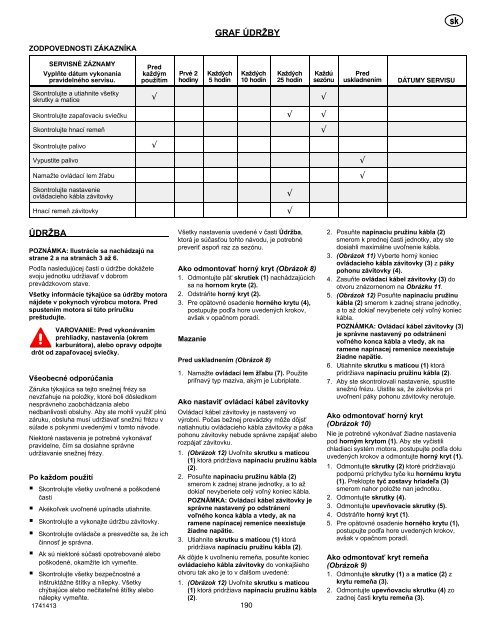 Instruction Book - Snowthrower Model 6210701x54NA ... - Canadiana