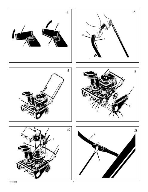 Instruction Book - Snowthrower Model 6210701x54NA ... - Canadiana