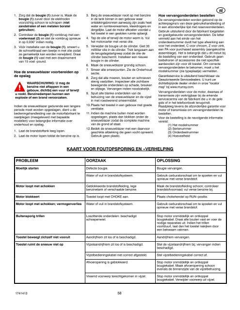 Instruction Book - Snowthrower Model 6210701x54NA ... - Canadiana