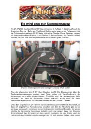 Es wird eng zur Sommerpause - Mini-Z GT CUP