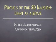 Physics of the 3D Illusion: Light as a Wave